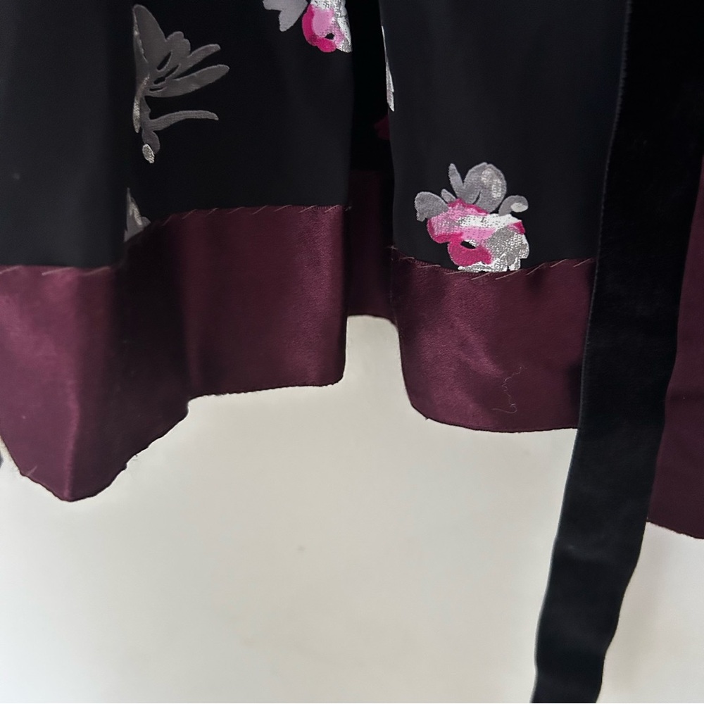 Marc Jacobs Black Pink Floral crochet oversized Blouse. Size 00 - Picture 8 of 13